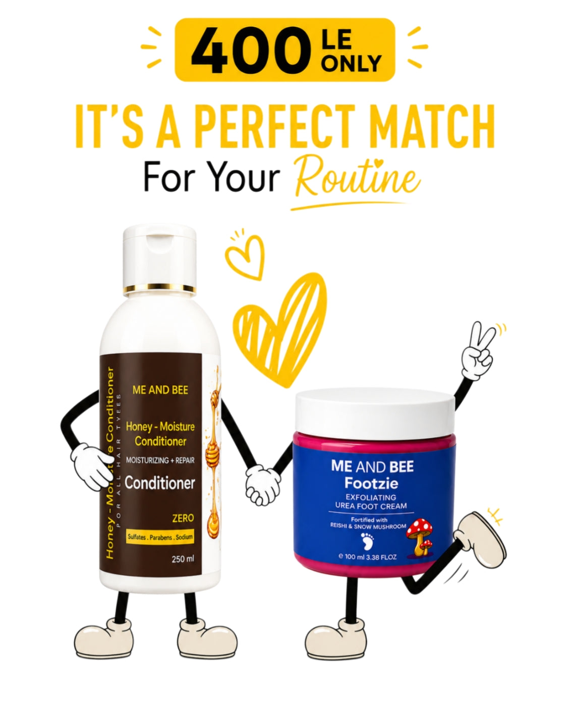 Conditioner+Pink Foot cream