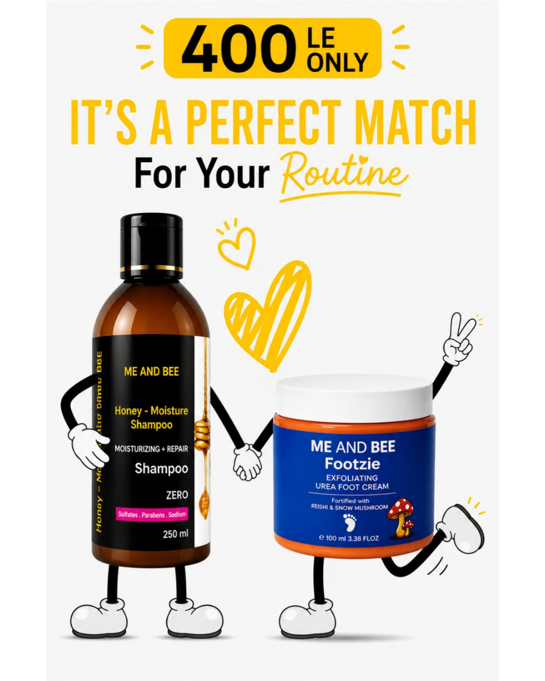 Shampoo+peach Foot cream