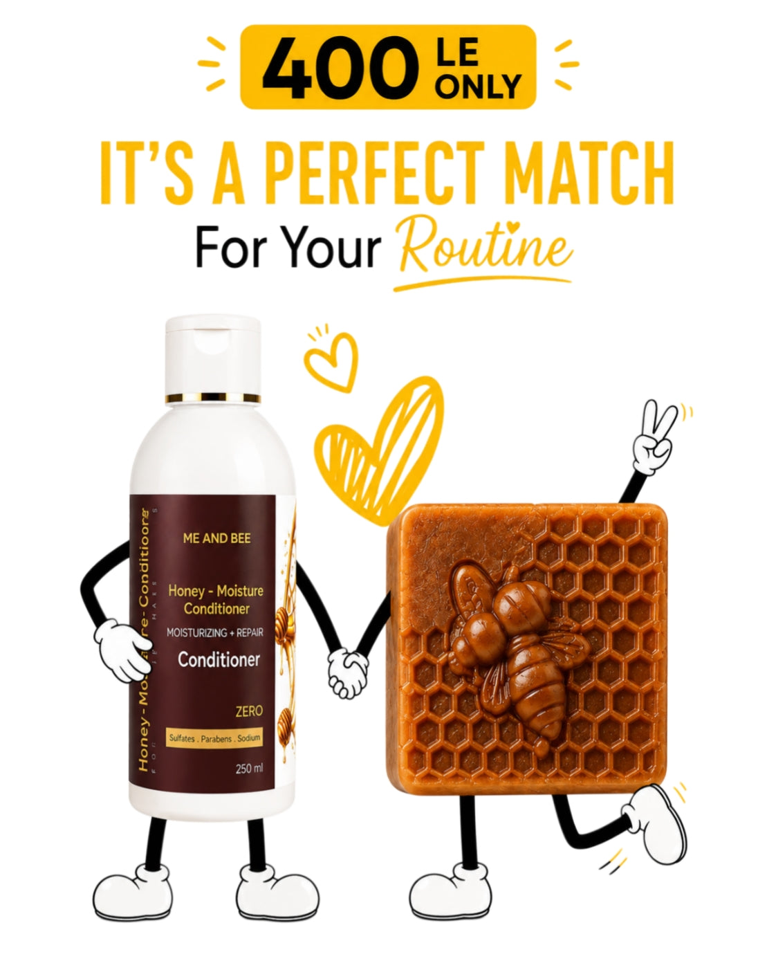 Conditioner+ Honey soap
